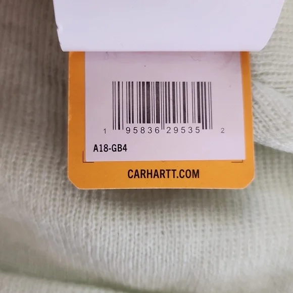 Nwt Carhartt Knit Cuffed Beanie Stocking Winter Cap Hat Hint of Lime - Picture 2 of 4